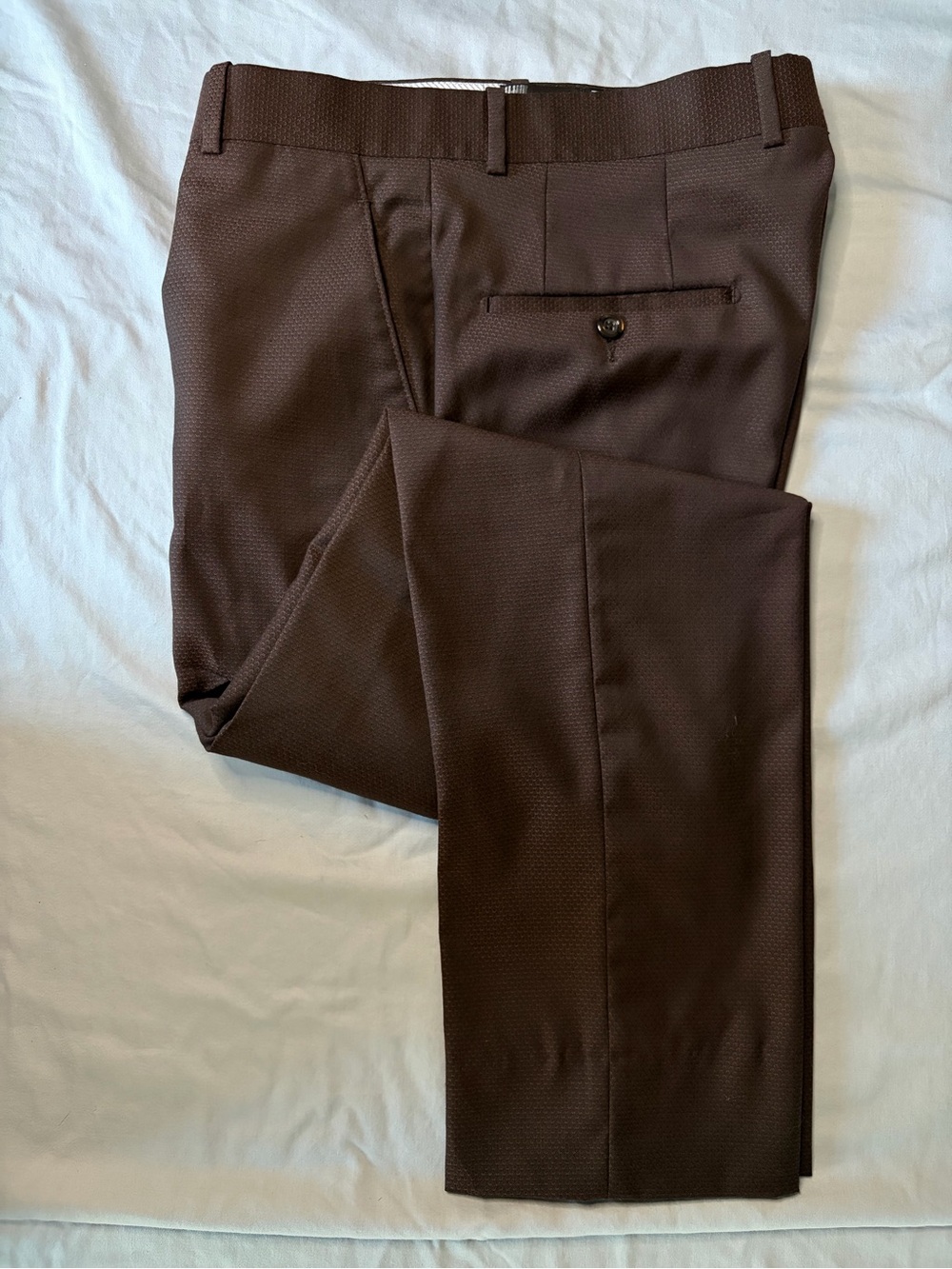 Men's Dark Brown Dress Pants – Modern Tailored Trouser